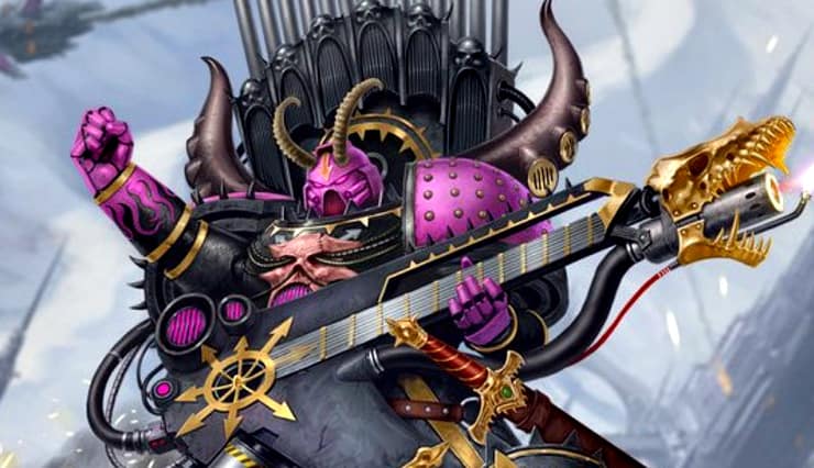 The Rock Stars Of Chaos Slaanesh Noise Marine