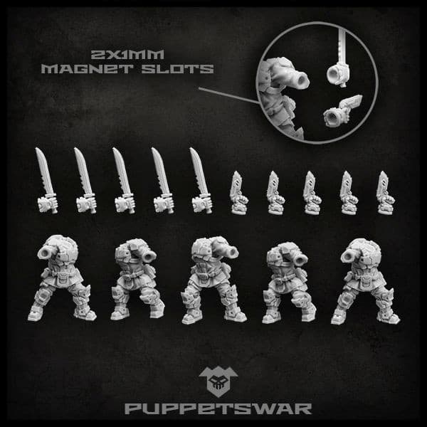 New Trooper Veteran Miniatures From Puppets War Spikey Bits