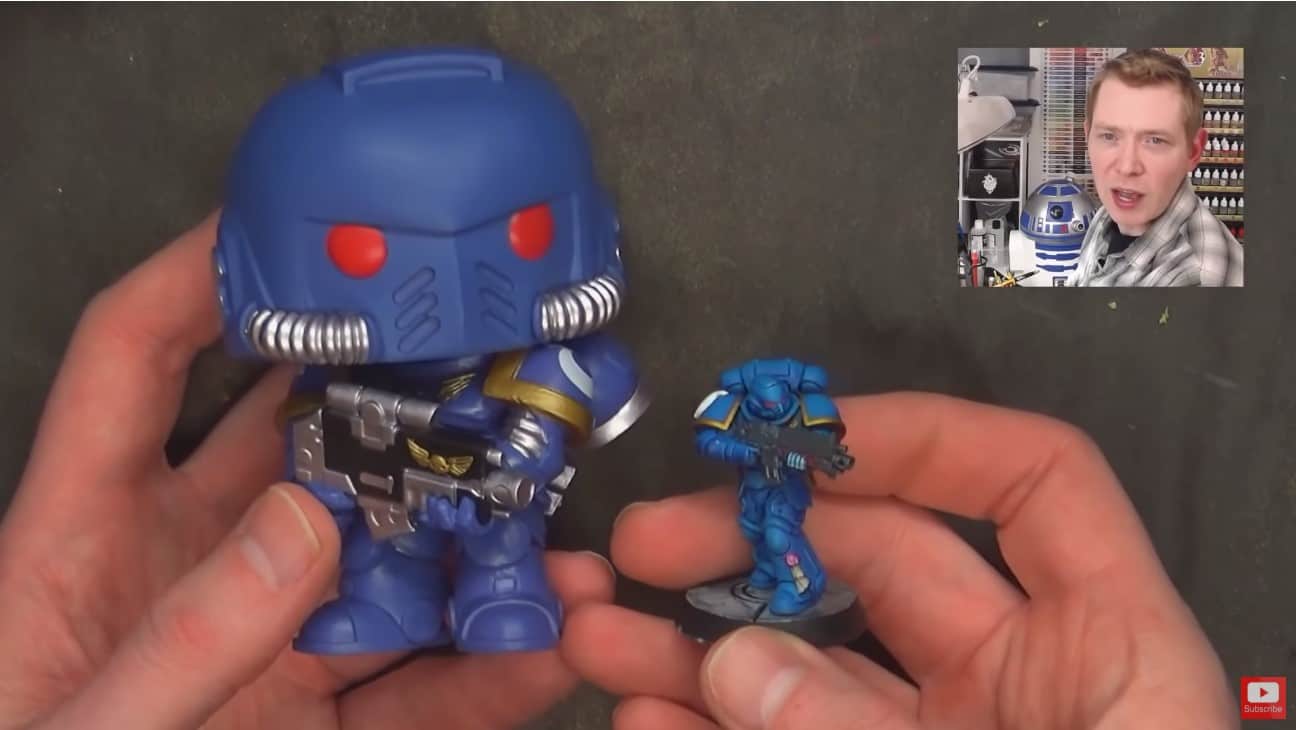 funko pop space marine warhammer