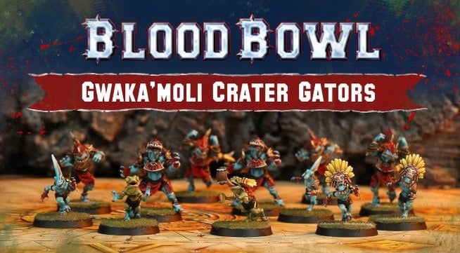 blood bowl lizardmen team