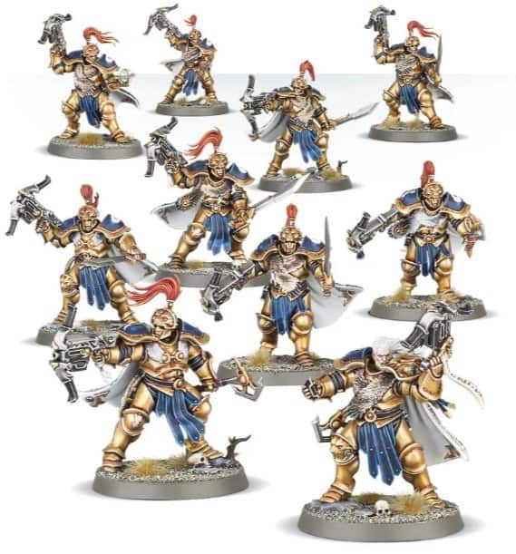 stormcast Vanguard wave hit og Primaris Vanguard fulgte etter kort tid etter.Hvor vi kommer på med alt dette ER AT GW for tiden kan bruke aos Azyr-appen som en testkjøring for en 40k hærbygger. Det har ikke vært noe bekreftet på dette, så ikke si at VI sa AT GW slipper en offisiell 40k-app.På DEN andre enden av spekteret kunne GW bare se At Battlescribe er etablert i samfunnet og vil heller sette ressurser mot mer innhold.På slutten av dagen vet vi ikke motivet til hvorfor vi ikke har sett en hærbygger ennå. Men hvis du er ny i spillet/fortsatt prøver å skrive lister ut på papir, vil nedlasting Av Battlescribe forandre livet ditt.