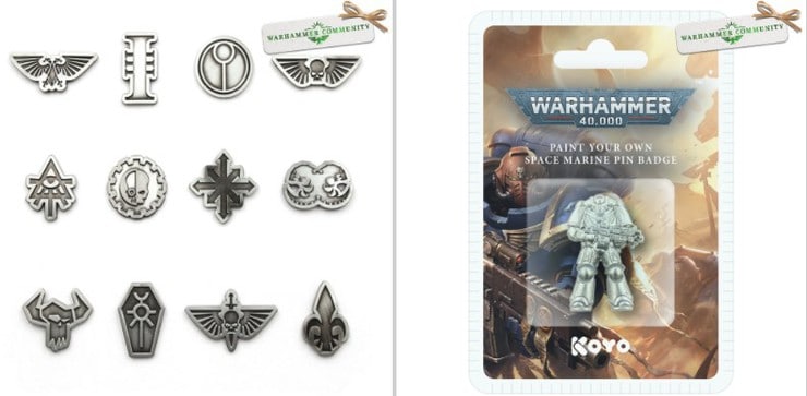 KOYO WARHAMMER pin badge Imperial Aquila 