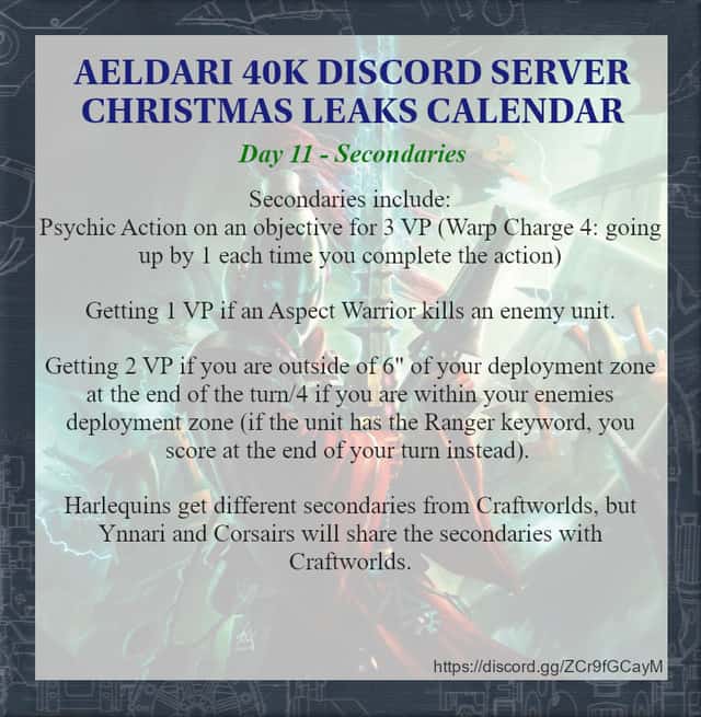 Eldar advent engine day 11