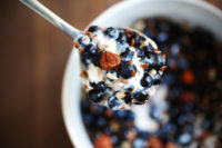 Fruit with seeds and nuts