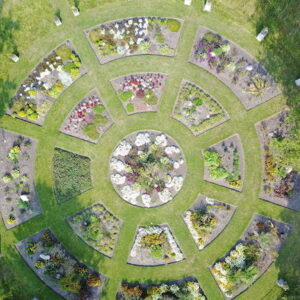 Compassion cell garden view from above