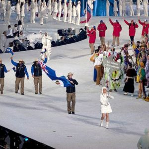 Image of opening ceremonies of Cayman Islands museum