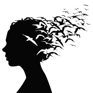 Image of birds flying away representing releasing pain.