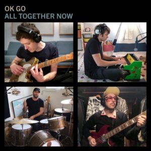 OK Go band members performing new release "All Together Now"