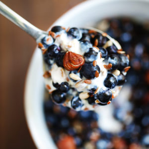 Fruit with seeds and nuts