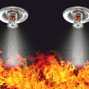 <img src="firesprinklers.jpg" alt="Fire sprinklers extinguishing fire"/>