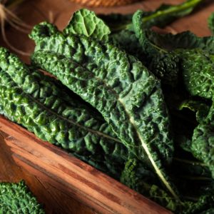 Nutrient Dense Lacinto Kale leaves