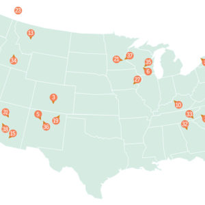 Retreat Guide 2019 Map