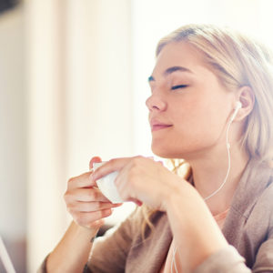 Woman relaxing