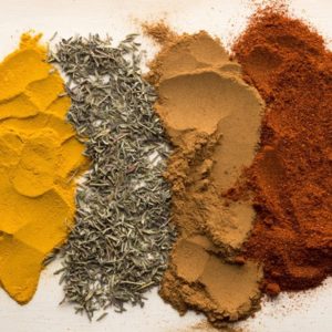 Four bulk spices