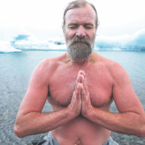 Wim Hof in Iceland