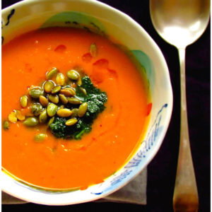 Creamy Curried Sweet Potato Soup