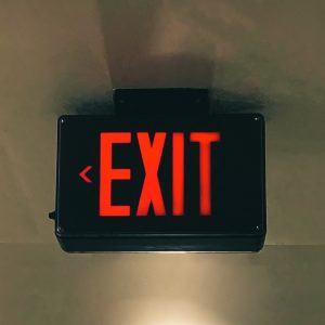 exit sign