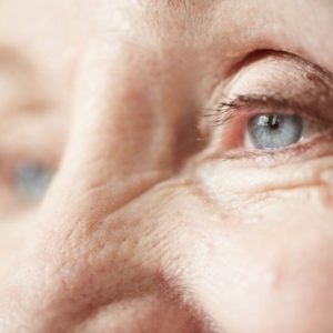 Older woman eyes