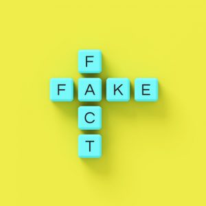 Fact or Fake scrabble tiles health information on social media