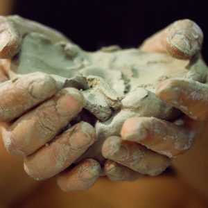 holding clay