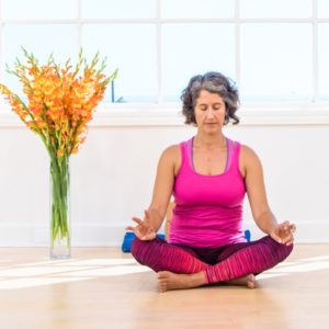 Image of Kira Sloane in meditation
