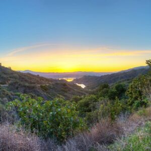 Ojai California at dawn