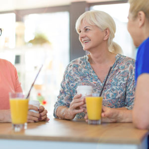 Women having breakfast