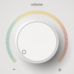 volume dialed to off for silent retreat