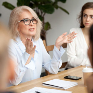 women in group