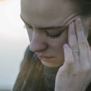 woman stressed