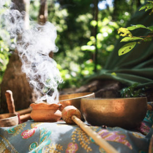 tools of a shaman for a ritual