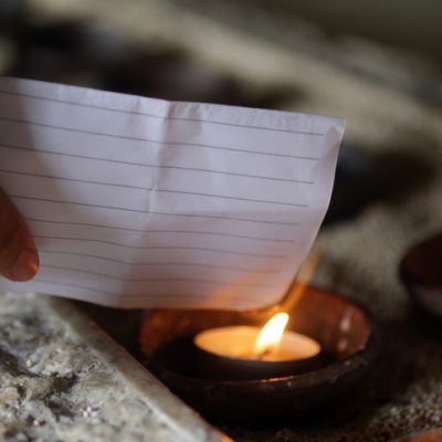 letter writing burn ritual for healing