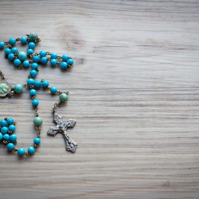 A colorful rosary illustrates a story about rediscovering the rosary