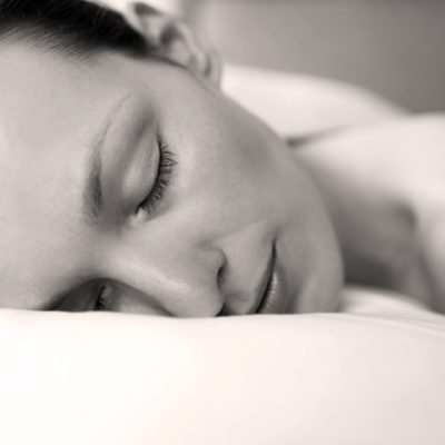 Woman sleeping peacefully