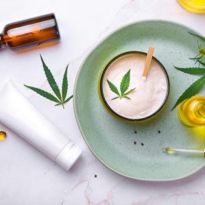 CBD skincare and makeup