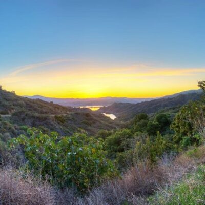 Ojai California at dawn