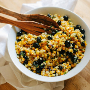 Good Food: Charred Corn and Blueberry Salad, Spirituality & Health