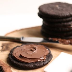 Salted Dark Chocolate Nutella Cookies: Good Food, Spirituality & Health