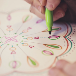 Flora Bowley walks us through creating mandalas