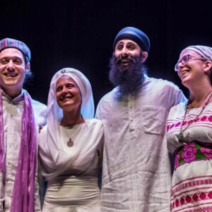 Snatam Kaur and band in Brussels