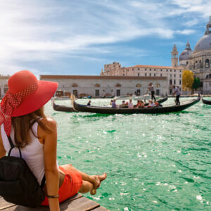 woman in Italy