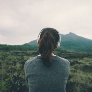 woman listening