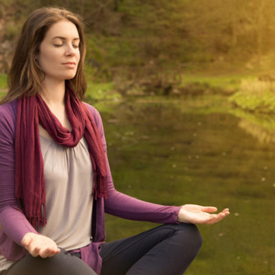 woman meditation