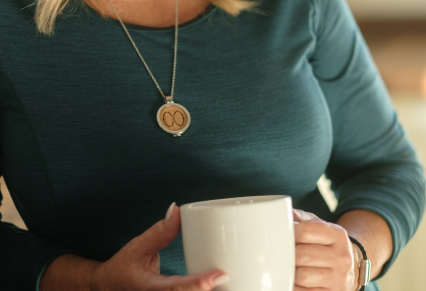 Women wearing Life Harmony energy jewelry