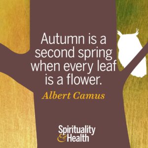 Autumn is a second spring when every leaf is a flower