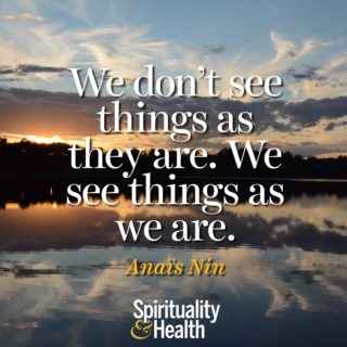Anaïs Nin on perception - We dont see things as they are we see things as we are