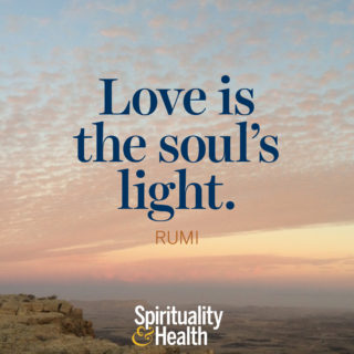 Rumi on love - Love is the soul's light. - Rumi