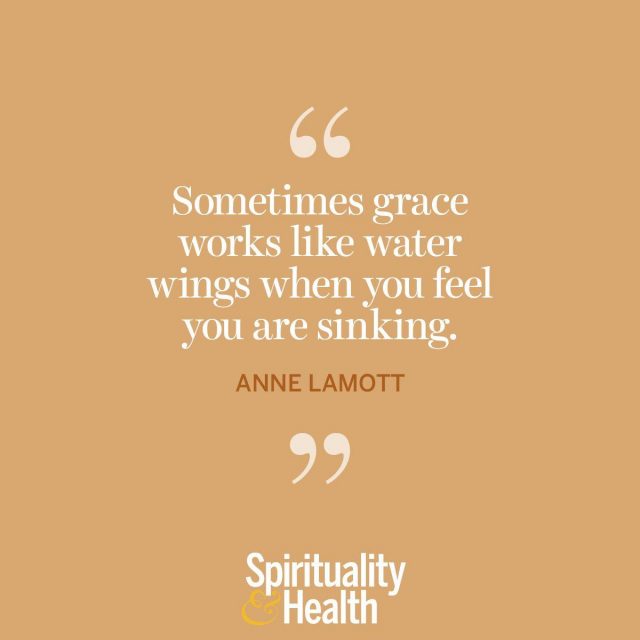 Anne Lamott on grace.