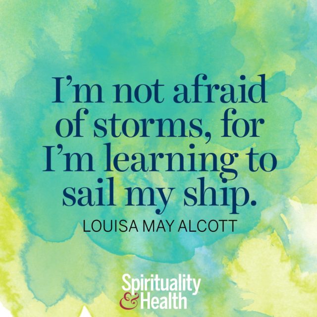 Louisa May Alcott on resilience.