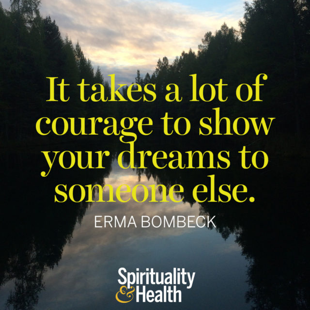 Erma Bombeck on Courage